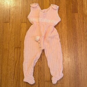 Vintage Pink Knit One Piece